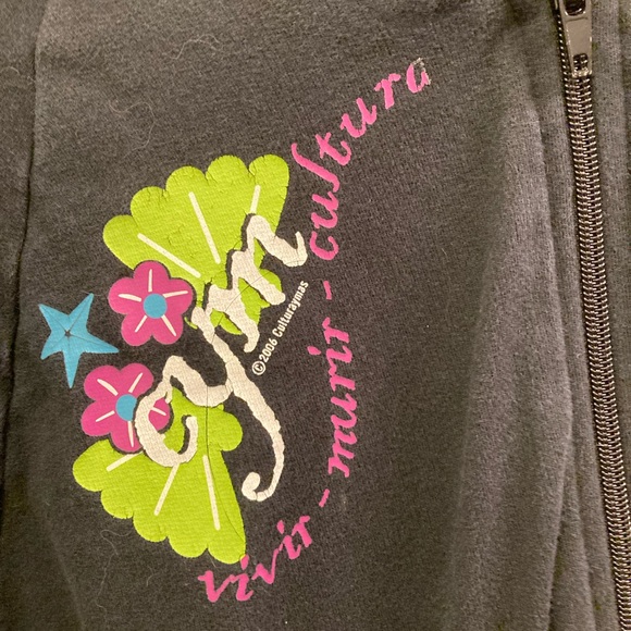 Mermaid hoodie vintage Day of the Dead Dia de los Muertos skeleton sirena Y2K L - Picture 6 of 8